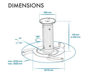 NorStone Proje-S musta