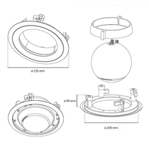 Elipson Planet M kattoupotuskiinnike