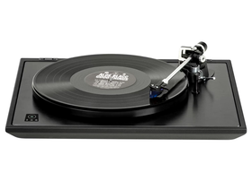 Rekkord M500 satiinimusta vinyylisoitin