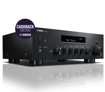 Yamaha R-N600A musta stereovahvistin