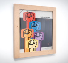 LP-kehys Vinyl Wooden Frame 