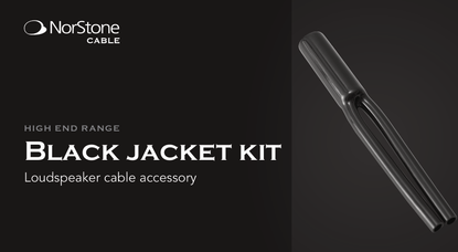 Nostone Black Jacket Kit (Signature kaapelille) 