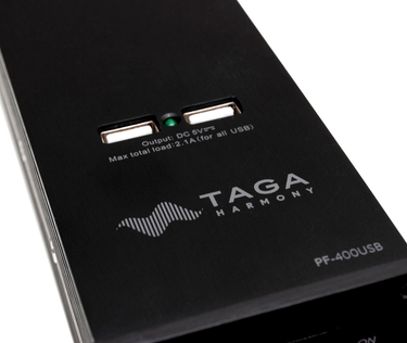 Taga Harmony PF-400USB virtasuodin musta