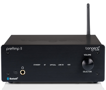 Genelec G Two musta kaiutinpari + Tangent PreAmp II etuvahvistin