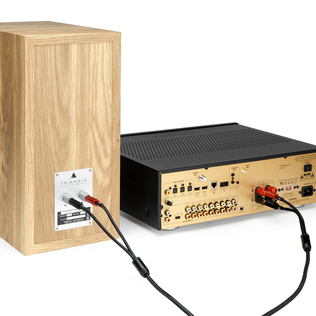 Triangle Black kaiutinkaapelit 2,5m pituudella