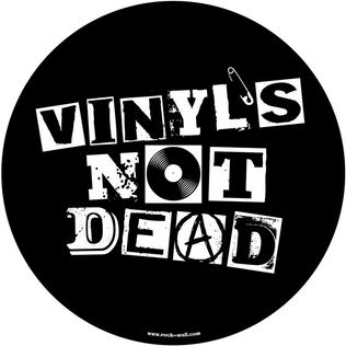 Levysoittimen matto Vinyls Not Dead
