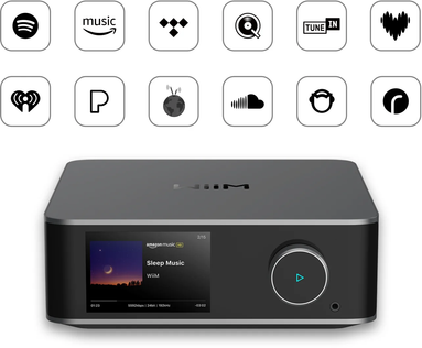 Wiim Ultra Audio Streamer Dark Grey