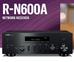 Yamaha R-N600A musta stereovahvistin