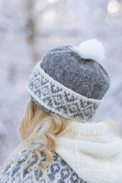 Lumikoru-pipo, neuleohje