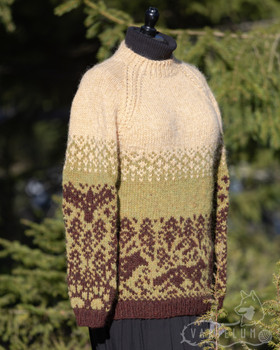 PAKSU Maan korvessa kulkevi-neule, neuleohje