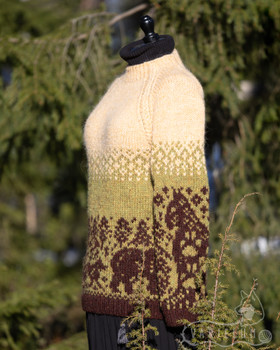 PAKSU Maan korvessa kulkevi-neule, neuleohje