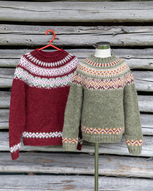 Pikku Korpihilla -lasten neule