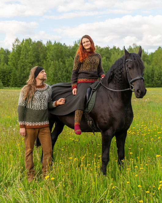 Rohirrim-neule, YLHÄÄLTÄ ALAS neuleohje