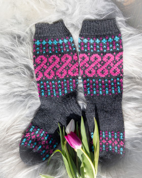 Silmaril-sukat, neuleohje