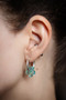 Daisy korvakorut, sininen / Daisy Earrings, blue