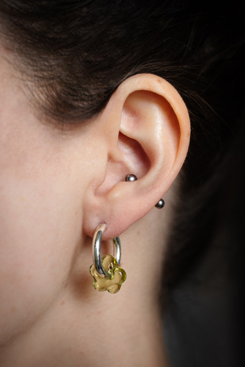 Daisy korvakorut, keltainen / Daisy Earrings, yellow