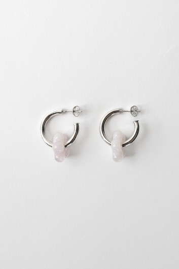 Daisy korvakorut, valkoinen / Daisy Earrings, white