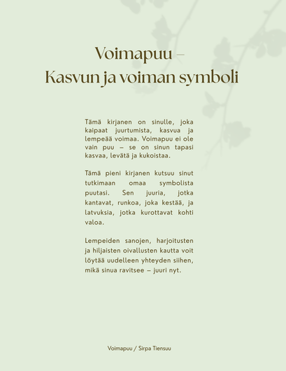 (E-kirja) Voimapuu – Kasvun ja voiman symboli