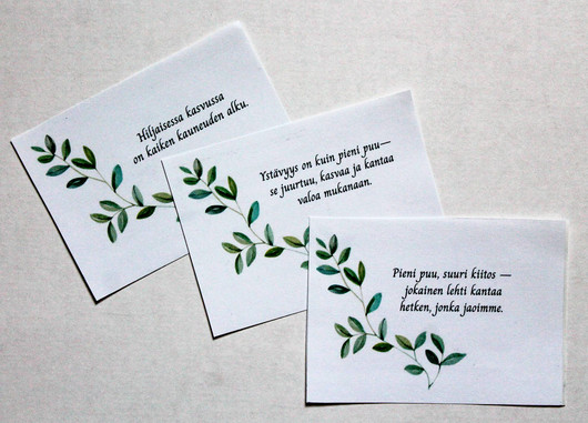 Lämmin kiitos – Voimapuun minilahja