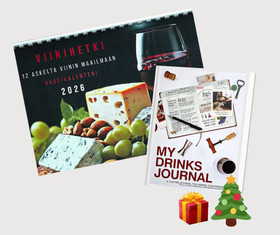 Makumuistojen vuosi - Viinihetken kalenteri ja maistelupäiväkirja