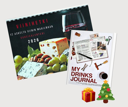 Makumuistojen vuosi - Viinihetken kalenteri ja maistelupäiväkirja