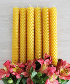 Mehiläisvahakynttilä Tähtönen (2 kpl)