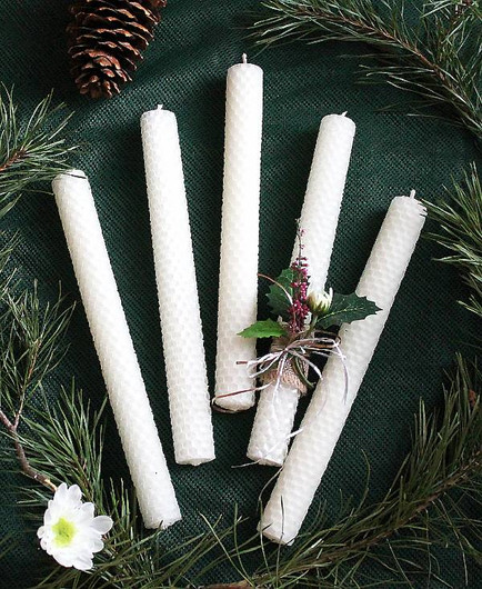 Mehiläisvahakynttilä Metsätähti (2 kpl)