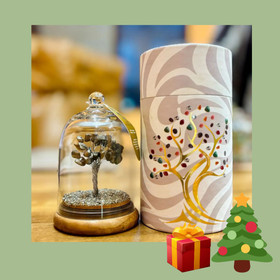 Pyriittipuu - hiljaisuuden hetki (Voimapuun puutarha)