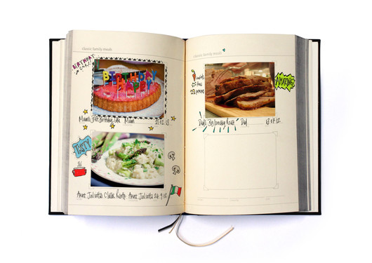 My Family Cookbook - reseptikirja perheen ruokamuistoille