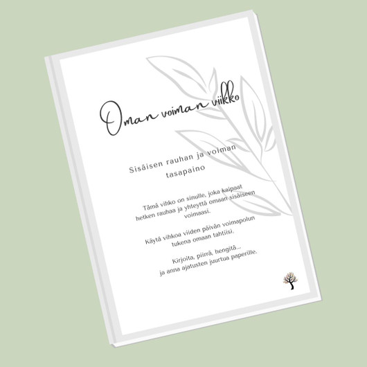 Oman voiman viikko – minikurssi verkossa (5 pv)