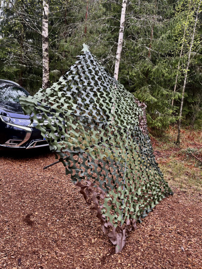 Naamioverkkovarjo kesä/talvi (käytetty)