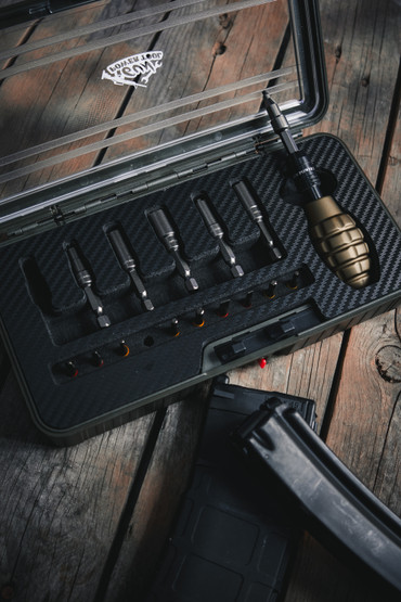 Gun Power Tool – 17-Piece Grenade-Style  –venttiilityökalusarja