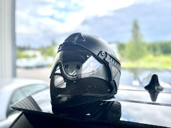 WARQ First helmet (rough black) DEMOKAPPALE