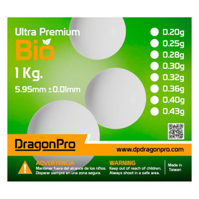 DRAGONPRO 0.36g Ultra Premium Bio BBs 1KG / pussi