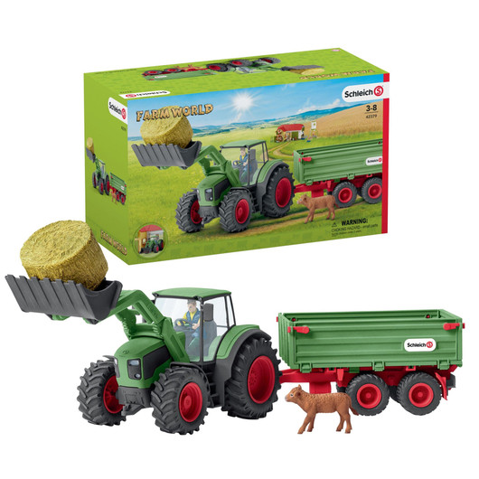 Schleich 42379 Traktori ja perävaunu