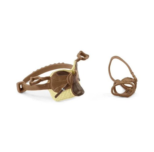 Schleich satula ja suitset