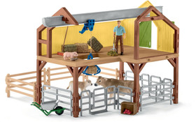 Schleich Farm World 42407 Maatila / Talli ja eläimet