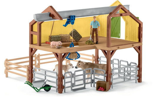 Schleich Farm World 42407 Maatila / Talli ja eläimet