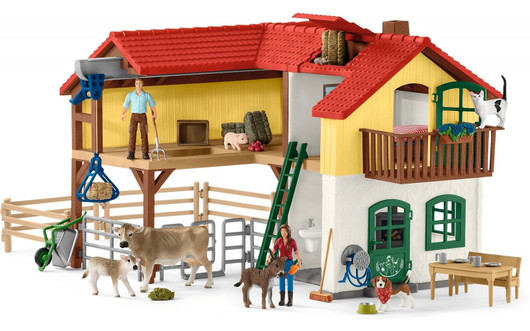 Schleich Farm World 42407 Maatila / Talli ja eläimet