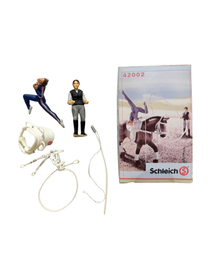 Schleich 42002 Anni, vikeltäjä Sini, vikellysvarusteet laatikko