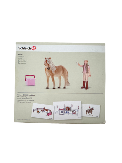 Schleich 41431 hoitaja Miia ja Islannin hevonen setti