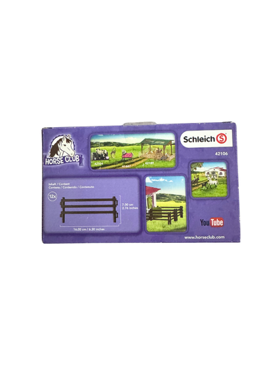 Schleich 42106 aitapalat t.ruskea 12 kpl 