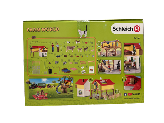Schleich Farm World 42407 Maatila / Talli ja eläimet