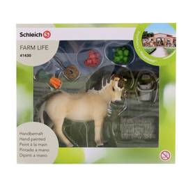 Schleich 41430 Vuonohevonen tamma Fiona ja ruokasetti