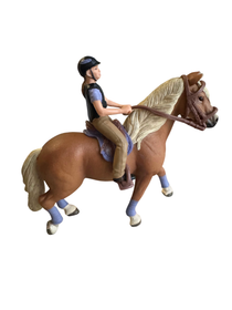 Schleich 42113 Haflinger hevonen Lilja ja ratsastaja Jemina