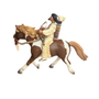 Schleich 70302 Sioux-poika ponin selässä