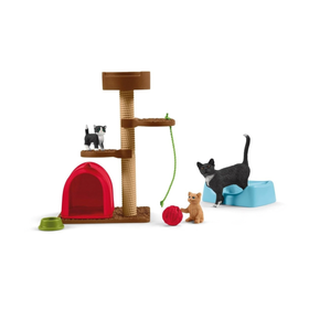 Schleich 42501 Leikkihetki söpöjen kissojen kanssa