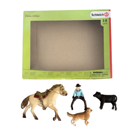 Schleich 42419 Cowgirl Moona Lännenratsastus setti 