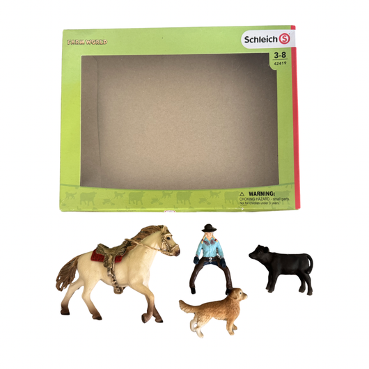 Schleich 42419 Cowgirl Moona Lännenratsastus setti 