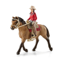 Schleich 42112 Cowgirl Roosa ja hevonen Peppi